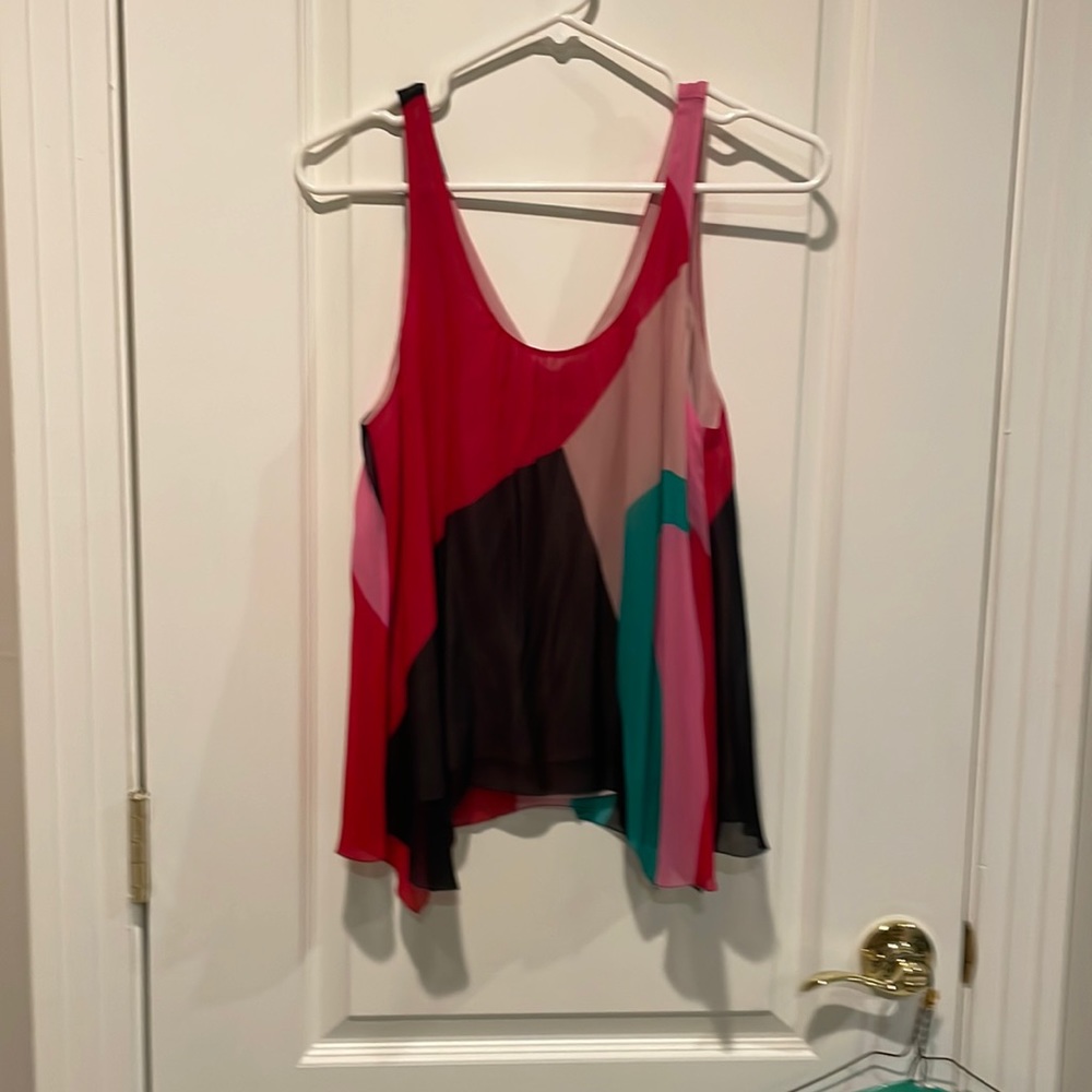 Joie, size xs, floaty color block tank